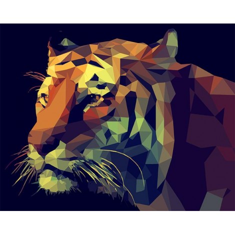 Diamond painting tijger 3D
