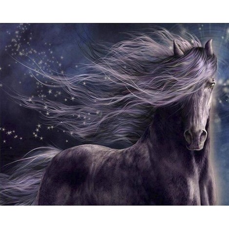 Diamond painting paard