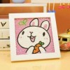 Diamond painting kinderen - konijn met wortel