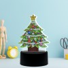 Diamond painting nachtlampje kerstboom | Met 7 kleuren verlichting