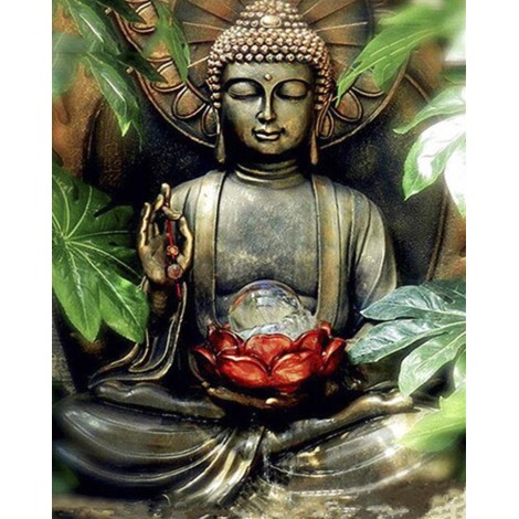 Diamond painting buddha jungle