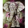Diamond painting mandala olifant