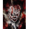 Diamond painting Halloween clown