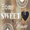 Diamond painting tekst home sweet home